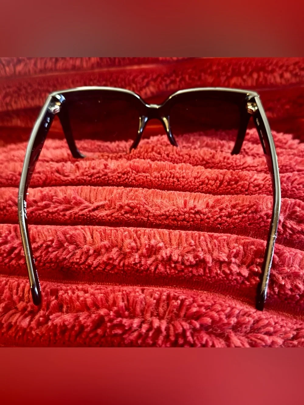Quay Australia Icy Black Oversized Cat-Eye Sunglasses
